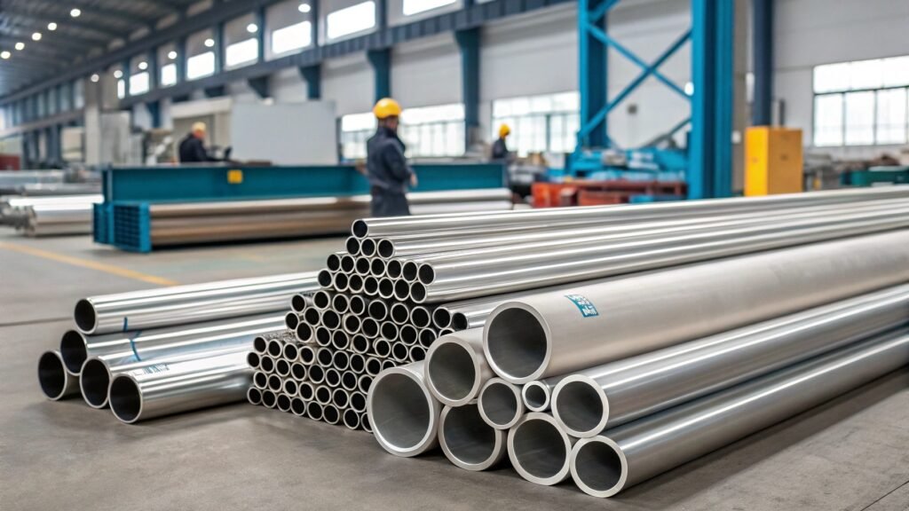 A simple graphic showing three icons: an iron girder (Ferrous), an aluminum can (Non-Ferrous), and a gold bar (Noble).